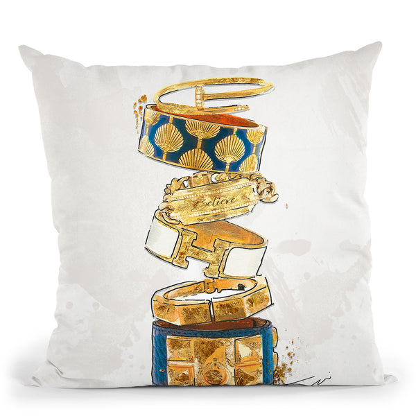 Pure Gold Throw Pillow by Jodi Pedri