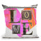 Love In Pink Throw Pillow by Jodi Pedri