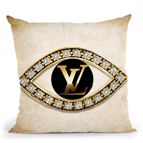 Louis Vuitton Inspired Pillow Cover Decorative Pillow Black Beige Pillow  Fashion Pillow Home Decor Couture LV Pink Class…