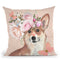 Frenchie In Bloom Throw Pillow By Jodi Pedri
