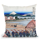 The Fuji Seen From The Gay Throw Pillow By Katsushika Hokusai