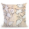 Cranes Throw Pillow By Katsushika Hokusai