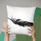 Feather Throw Pillow By Little Pitti