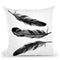 Feather2 Throw Pillow By Little Pitti