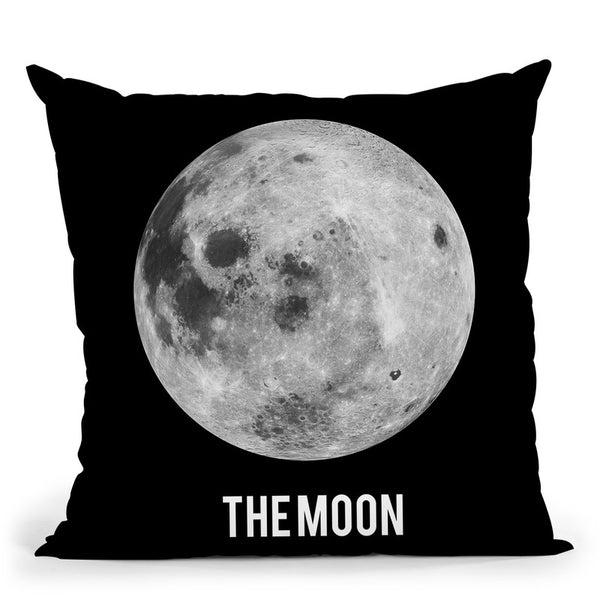 Moon Throw Pillow By Little Pitti