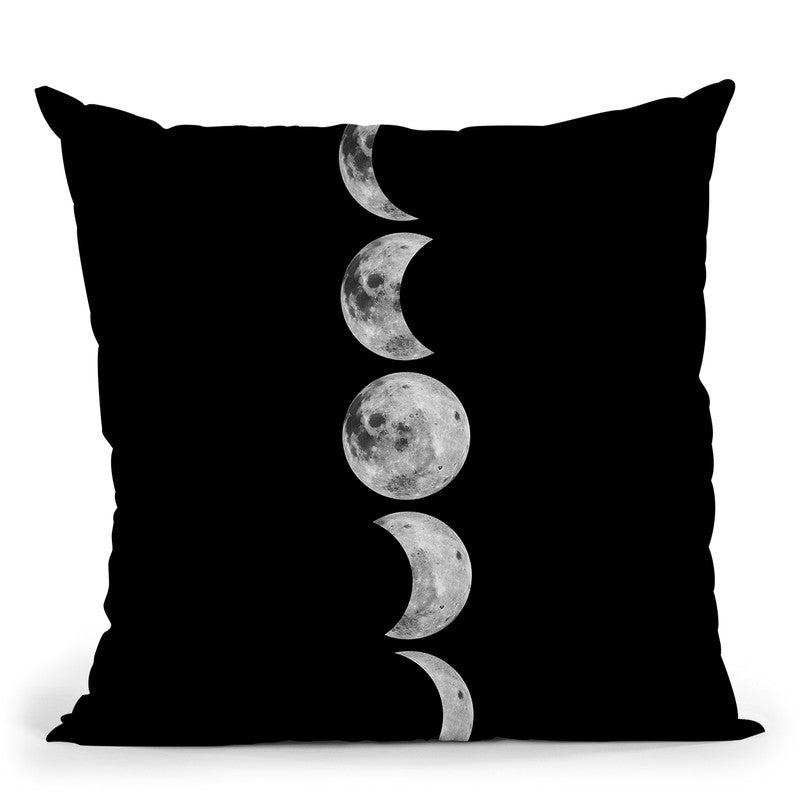 Moons Throw Pillow By Little Pitti