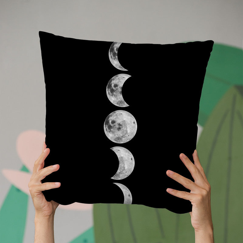 Moons Throw Pillow By Little Pitti