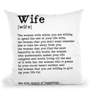 Wife Quote Throw Pillow By Little Pitti