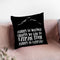 Be Yourself Black Throw Pillow By Little Pitti