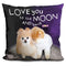 Grumpy Cat Love You To The Moon And Back Throw Pillow