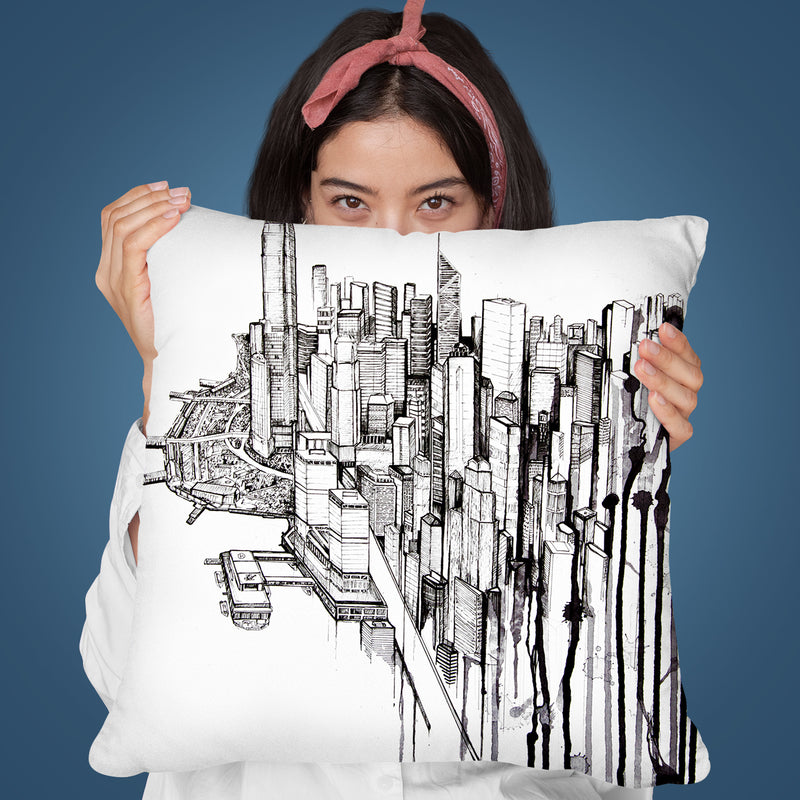 Reclaimed Throw Pillow By Marc Allante