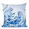 The Crashing Waves Throw Pillow By Marc Allante