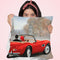 A Ride In Paris Red Car Throw Pillow by Marco Fabiano
