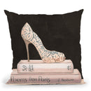 City Style Square I On Black No Words Throw Pillow By Marco Fabiano