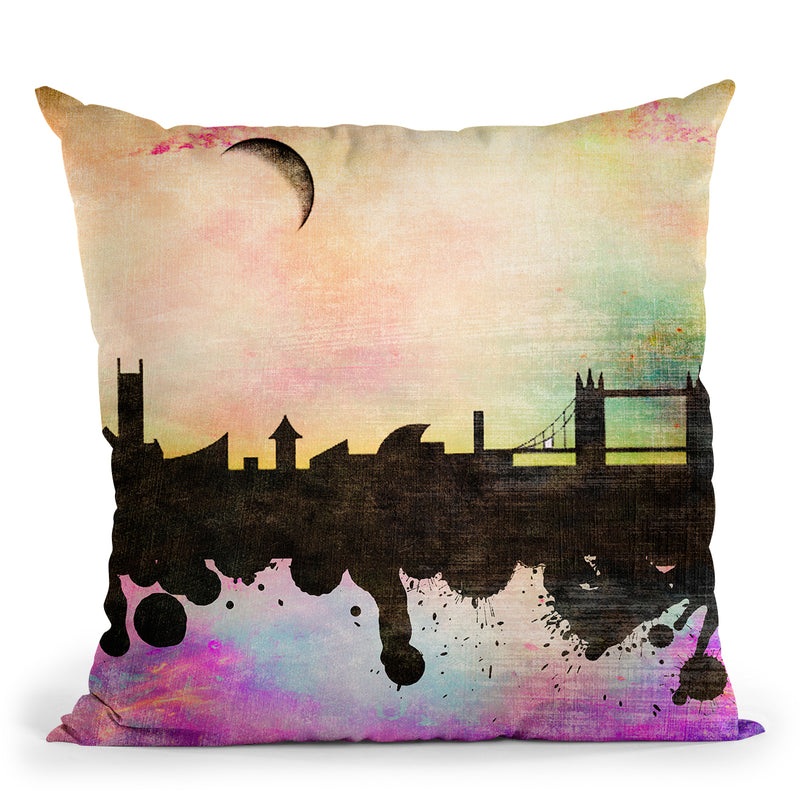 London I Throw Pillow By Mark Ashkenazi