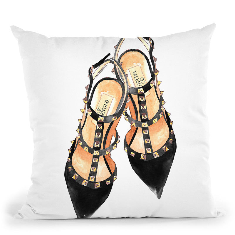 Valentinooes Throw Pillow By Mercedes Lopez Charro