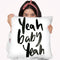 Yeah Baby Yeah Throw Pillow By Mercedes Lopez Charro