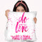 Do What You Love Pink Throw Pillow By Mercedes Lopez Charro