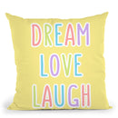 Dream Love Throw Pillow By Martina Pavlova