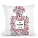 Peony Perfume Throw Pillow By Martina Pavlova