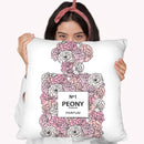 Peony Perfume Throw Pillow By Martina Pavlova