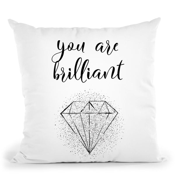 Brilliant Throw Pillow By Martina Pavlova – All About Vibe