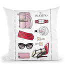 Valentino Accessories Throw Pillow By Martina Pavlova