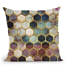 Rugged Marble Throw Pillow By Monika Strigel