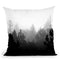 Scandi Black Forest Throw Pillow By Monika Strigel