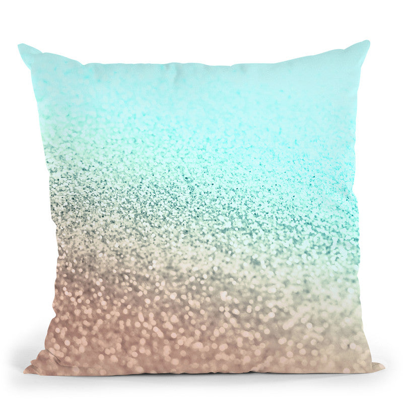 Gatsby Champagner Pink Mint Throw Pillow By Monika Strigel