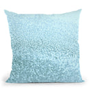 Gatsby Frosty Blue Throw Pillow By Monika Strigel