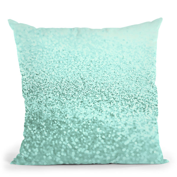 Gatsby Frosty Mint Throw Pillow By Monika Strigel
