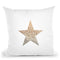 Gatsby Gold Star Throw Pillow By Monika Strigel