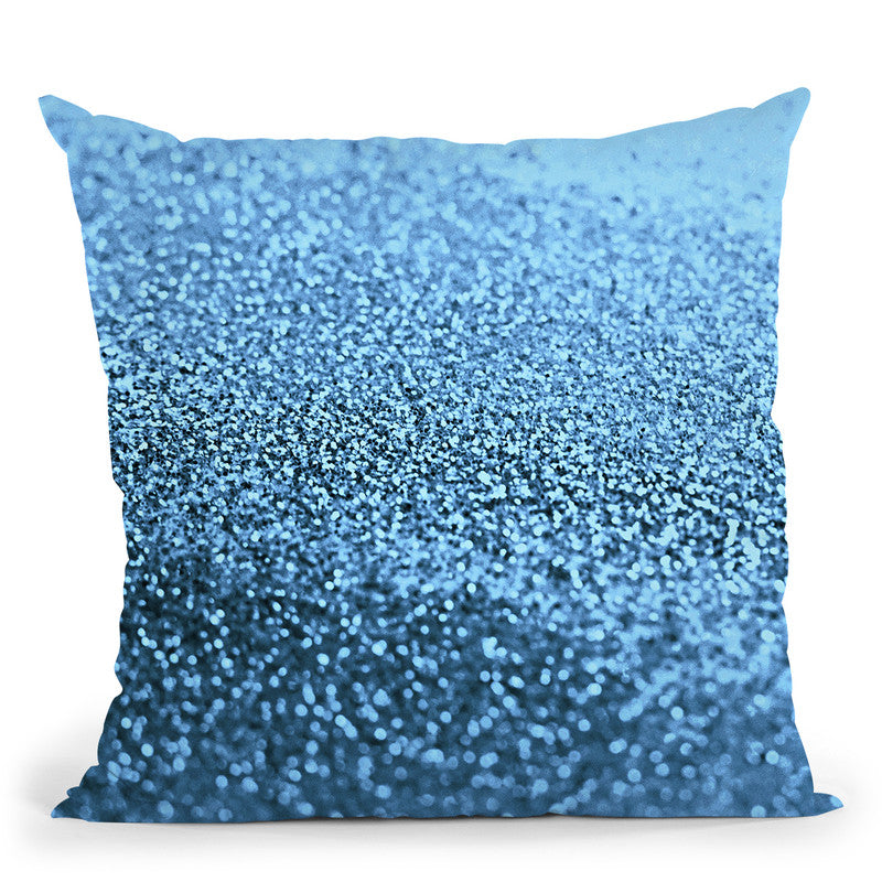 Gatsby Rainy Blue Throw Pillow By Monika Strigel