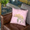Happy Elephant Soft Pink Throw Pillow By Monika Strigel
