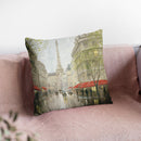 Impression Of Paris Throw Pillow By Carrie Schmitt