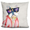 Manny The Frenchie Manny And The Sky Throw Pillow