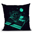 Crossing The Rough Sea Of Knowl Throw Pillow By Nicebleed