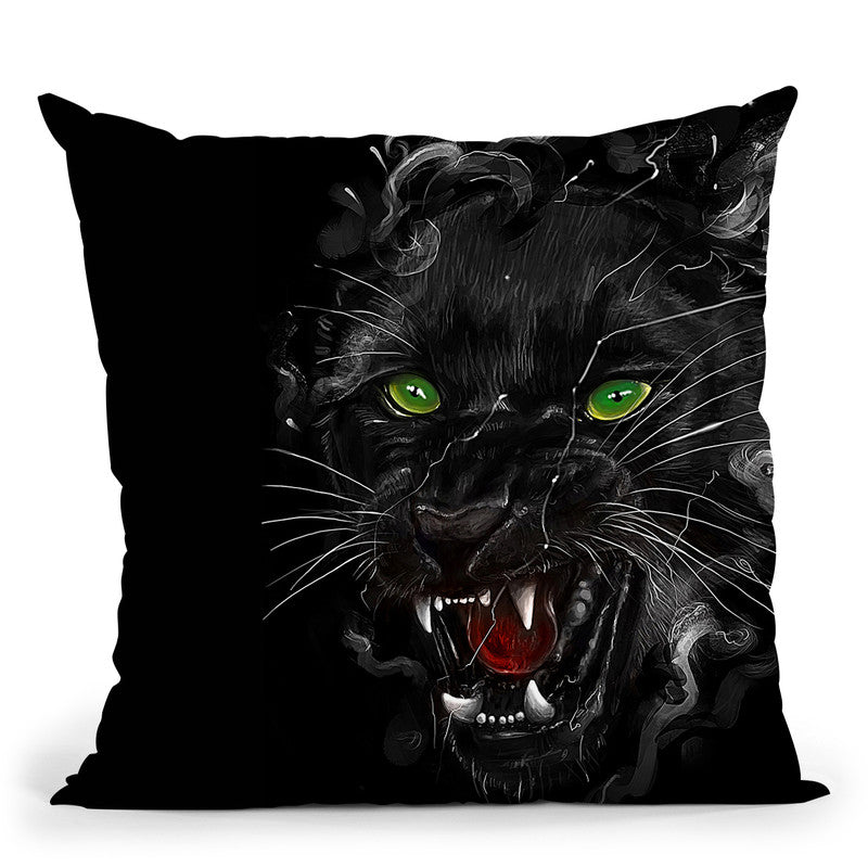 Panther Throw Pillow By Nicebleed