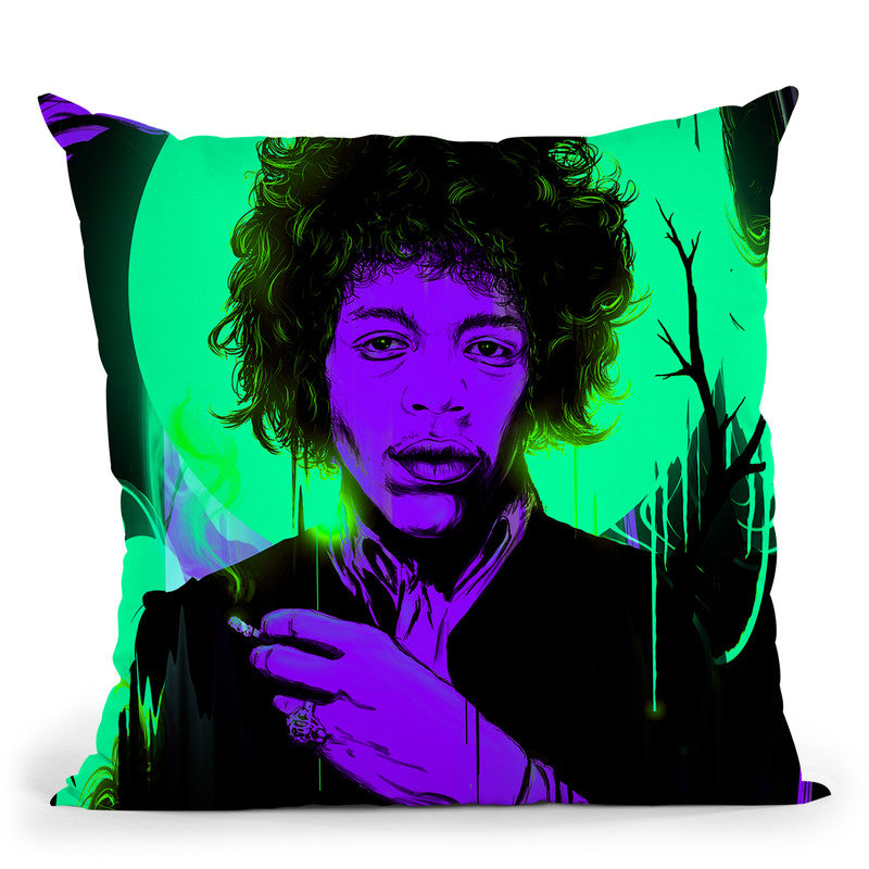Purple Haze Throw Pillow By Nicebleed