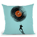 Record Breaker Throw Pillow By Nicebleed