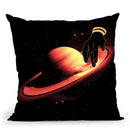 Saturntable Throw Pillow By Nicebleed