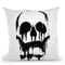 Skull Throw Pillow By Nicebleed