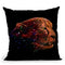 Space Cheetah Throw Pillow By Nicebleed