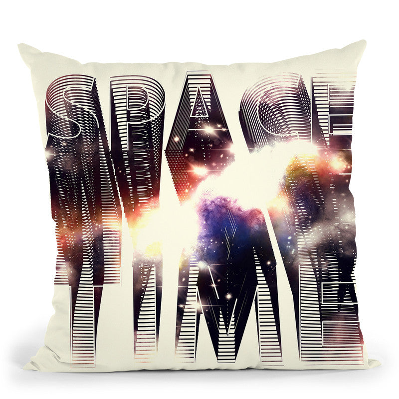 Space Time Throw Pillow By Nicebleed