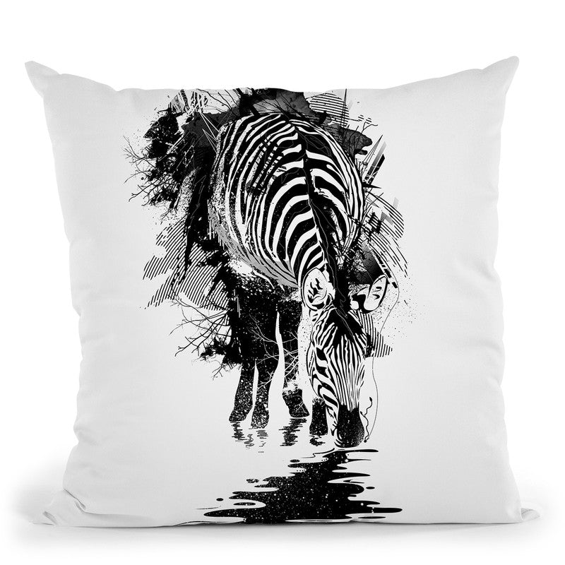 Stripe Charging Throw Pillow By Nicebleed