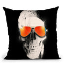 Summer Skull Throw Pillow By Nicebleed