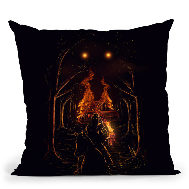 The Arsonist Throw Pillow By Nicebleed
