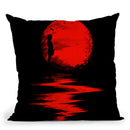 The Land Of The Rising Sun Throw Pillow By Nicebleed