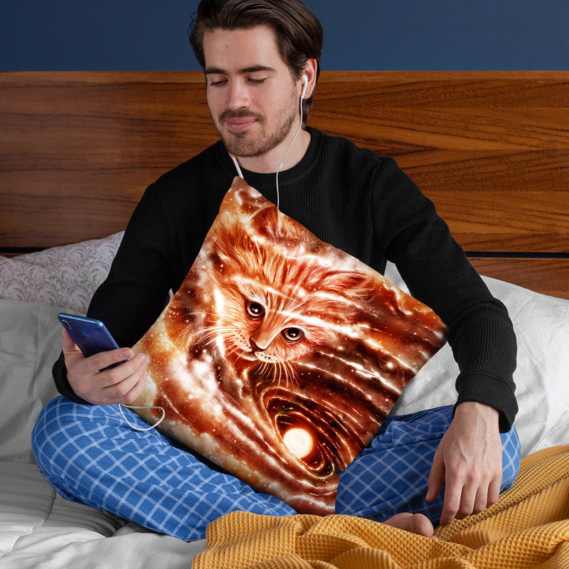 The Visitor Throw Pillow By Nicebleed